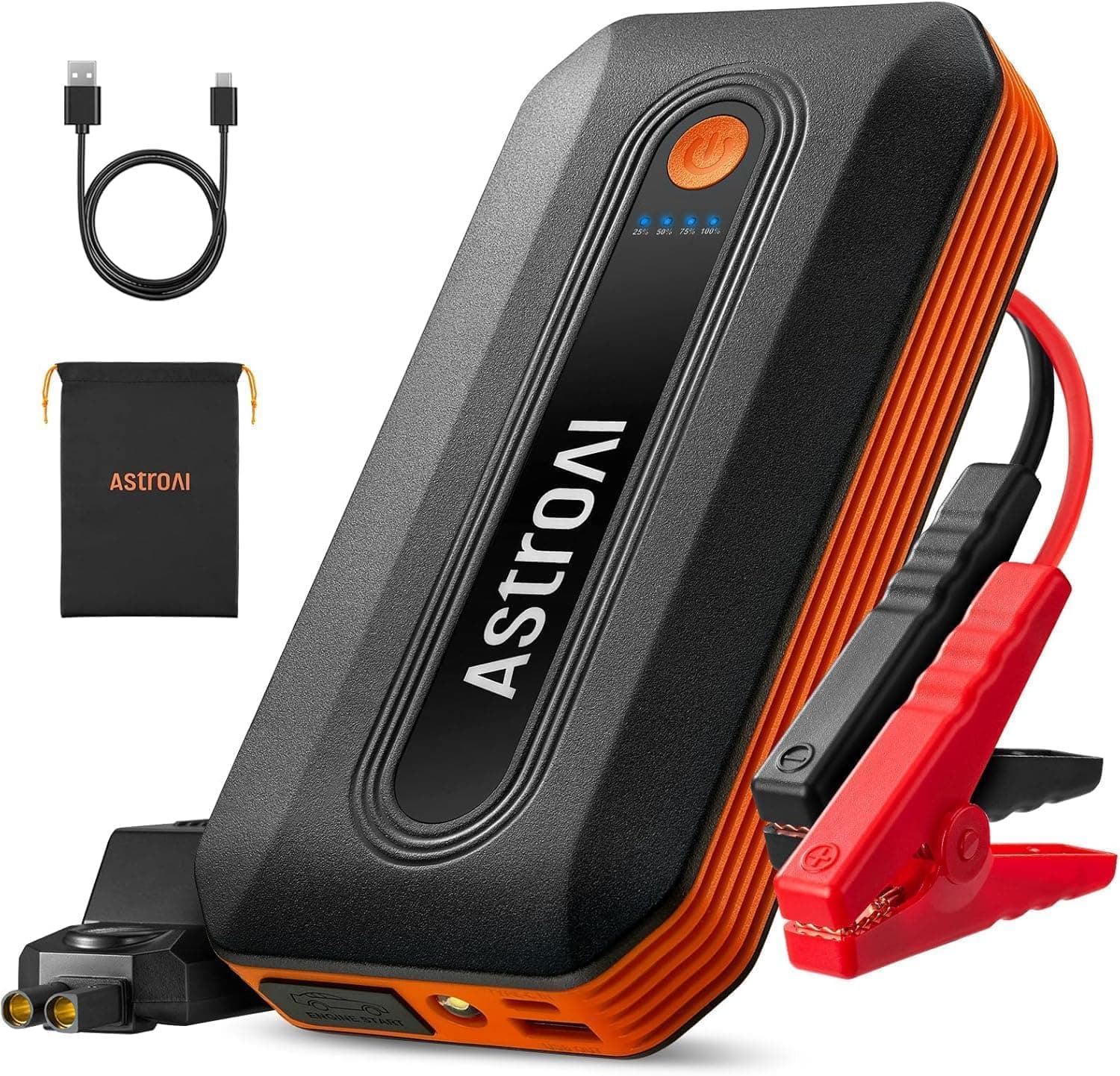 AstroAI B8 Arrancador De Batería de Auto Cargador de Batería para Coche