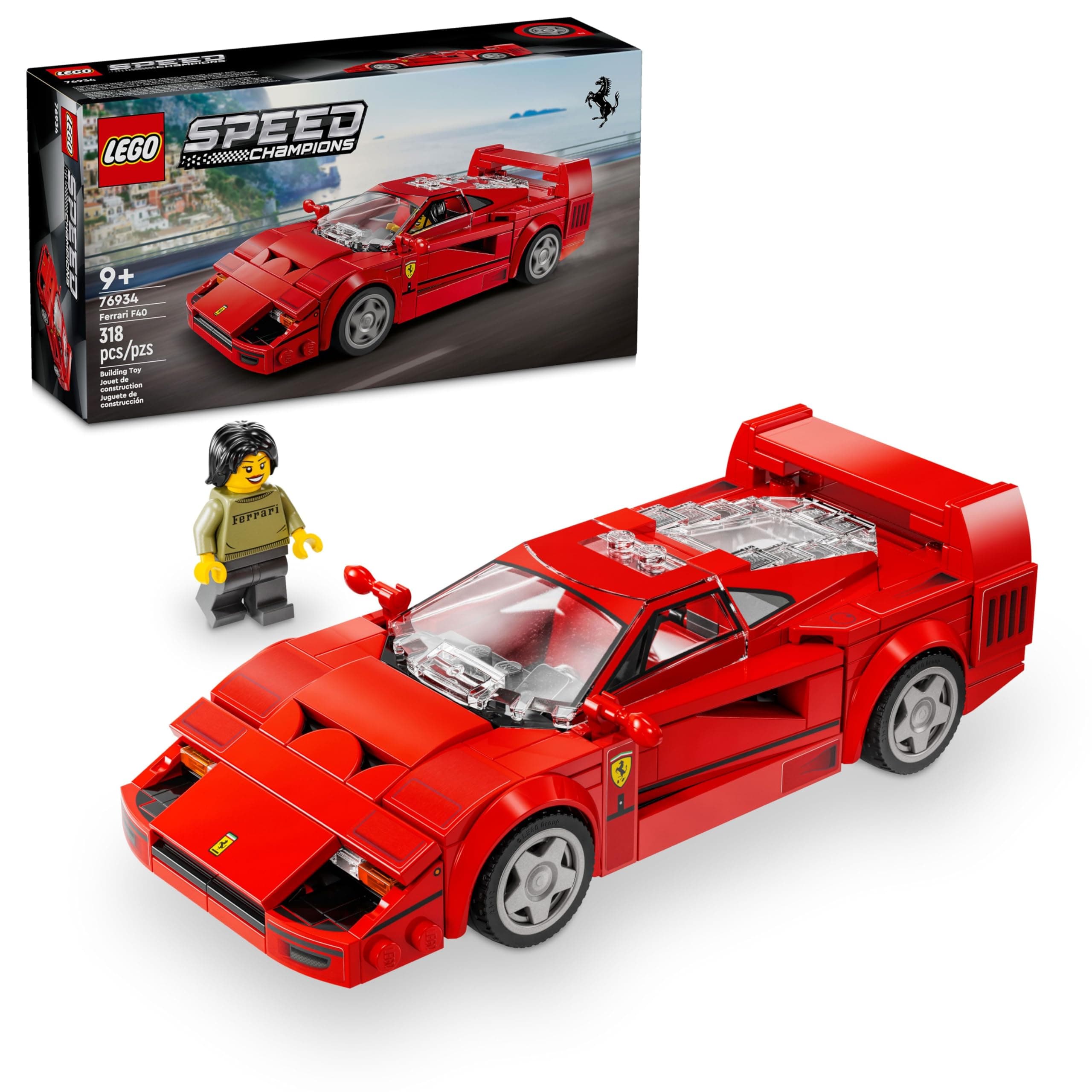 LEGO® Speed Champions Superauto Ferrari F40 Vehículo construible