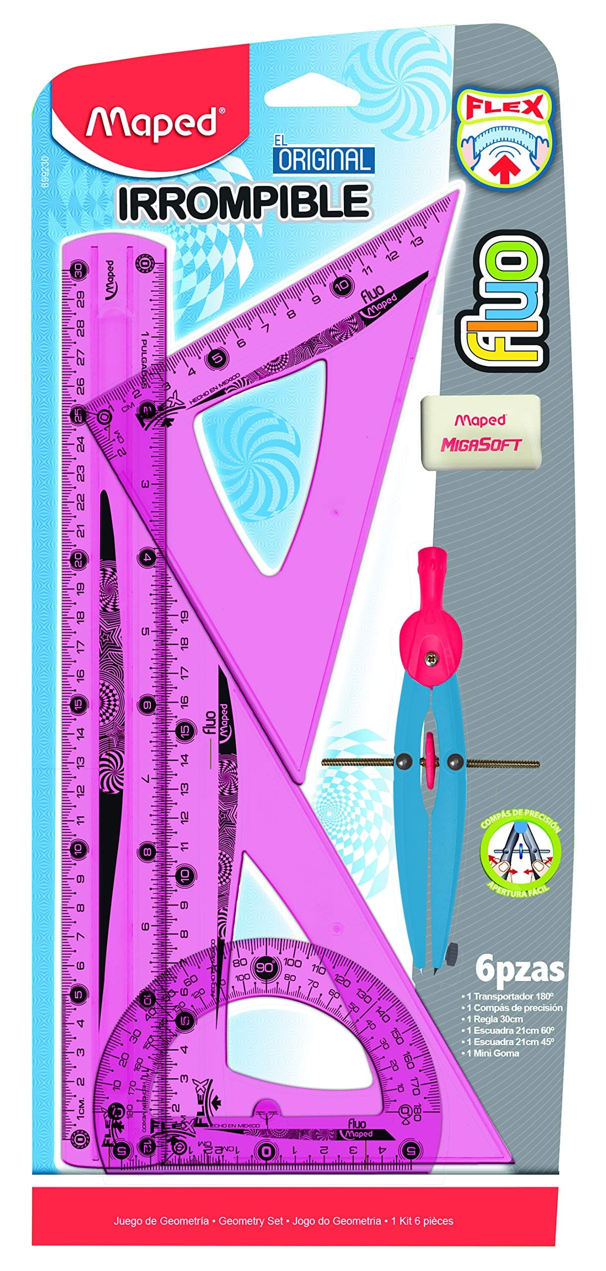 Maped- Juego geometria irrompible fluo maped