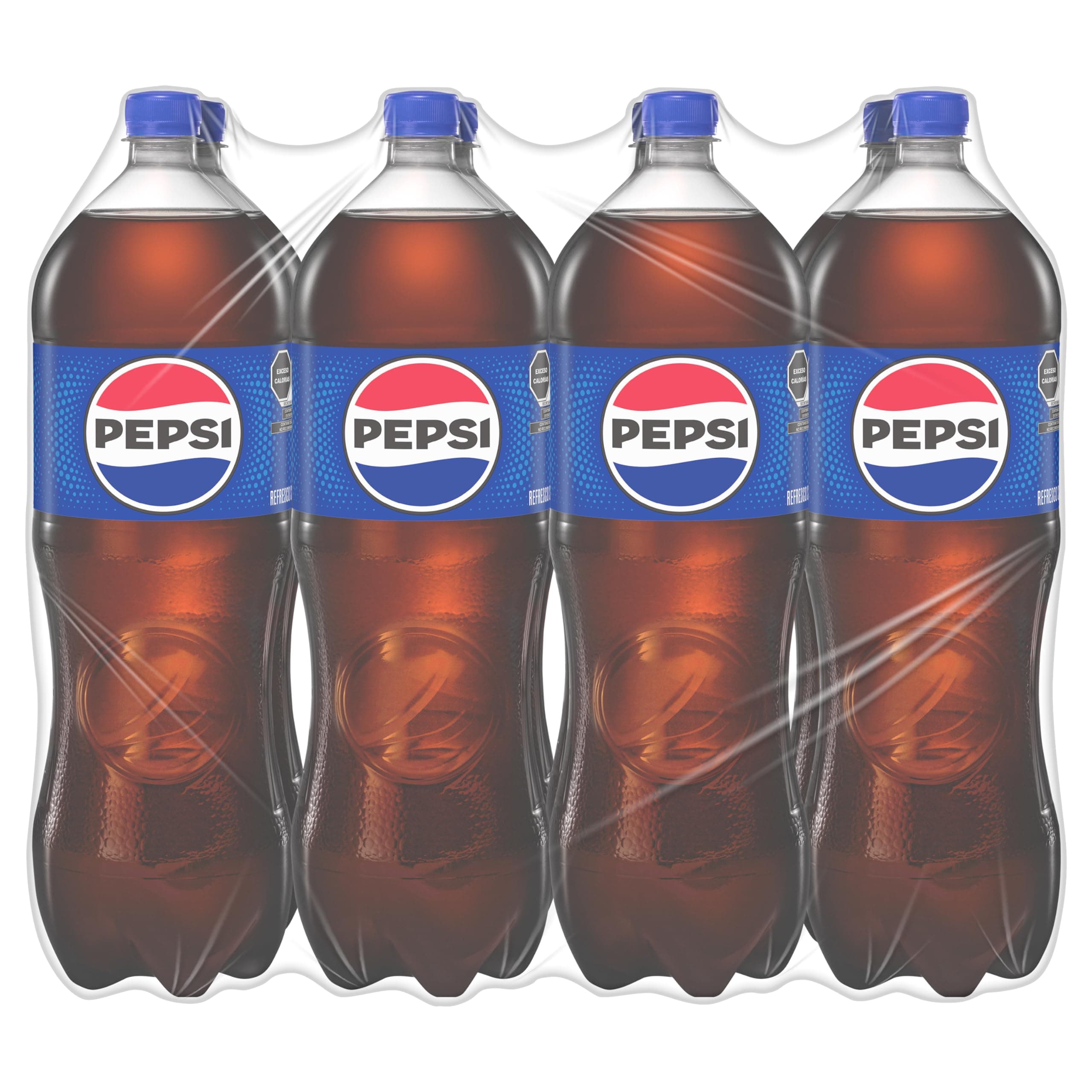 Pepsi Regular, Refresco de Cola, 8 Pack Pet, 2L