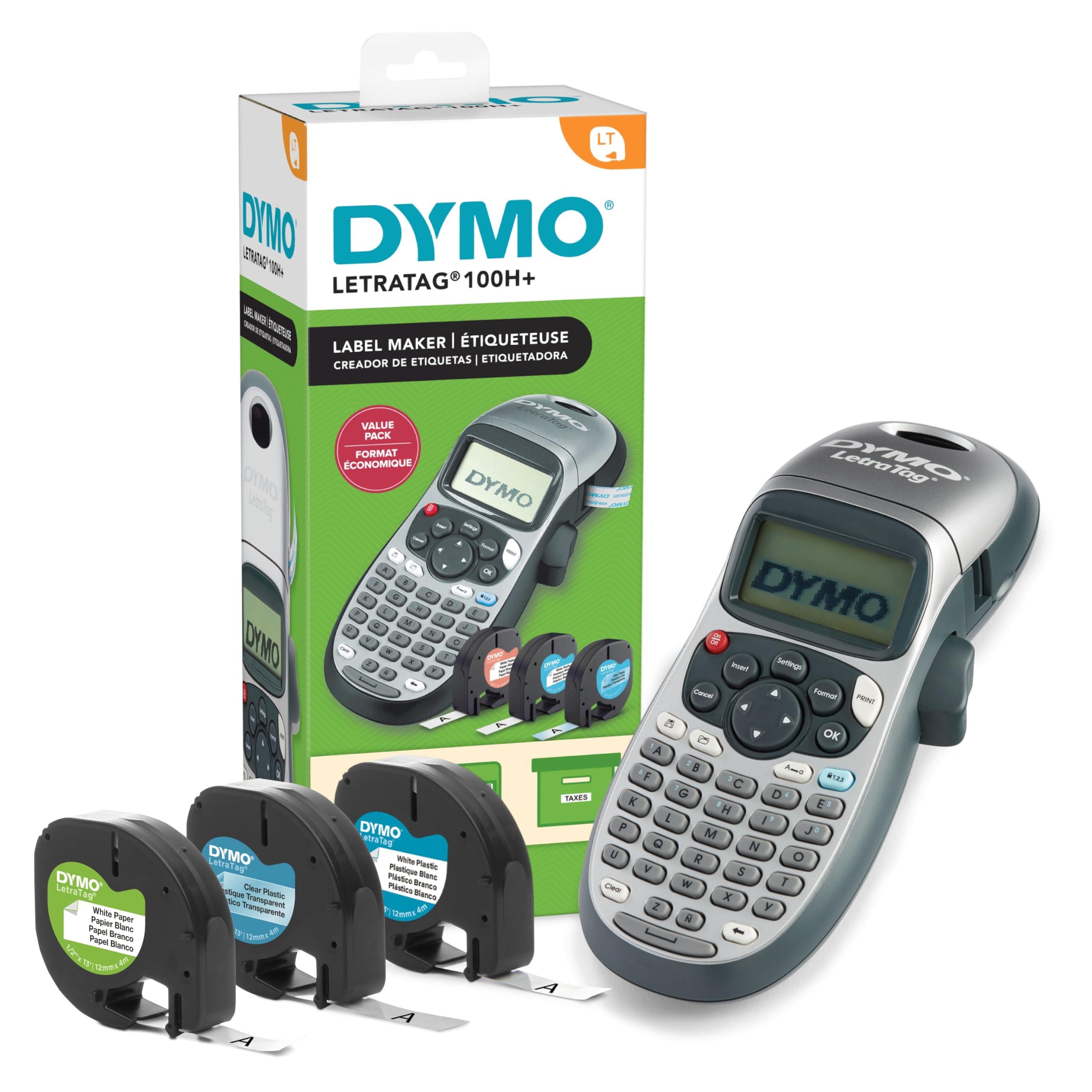 DYMO Rotuladora con 3 Cintas de etiquetado adicionales