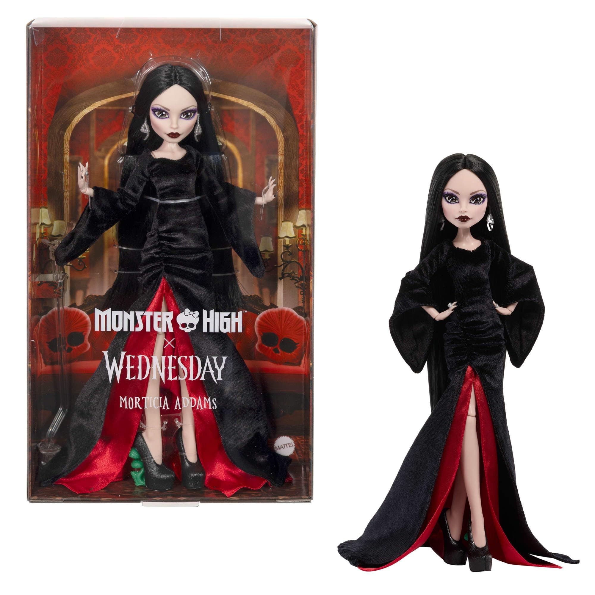 Monster High Skullector Muñeca de Colección Morticia 6+ Años