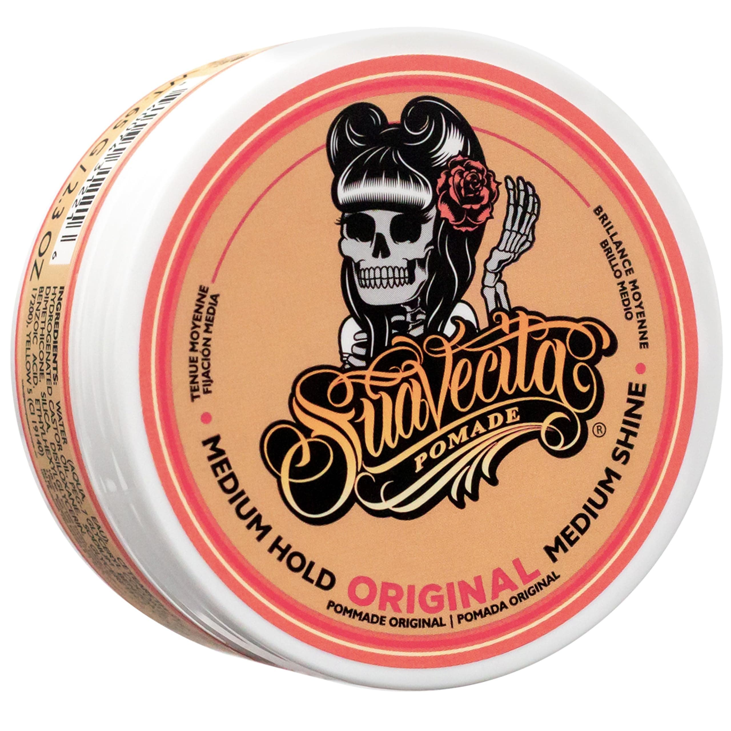 Suavecito Pomade Suavecita Cera para Mujer de Fijacion Media Brillo Medio 65G