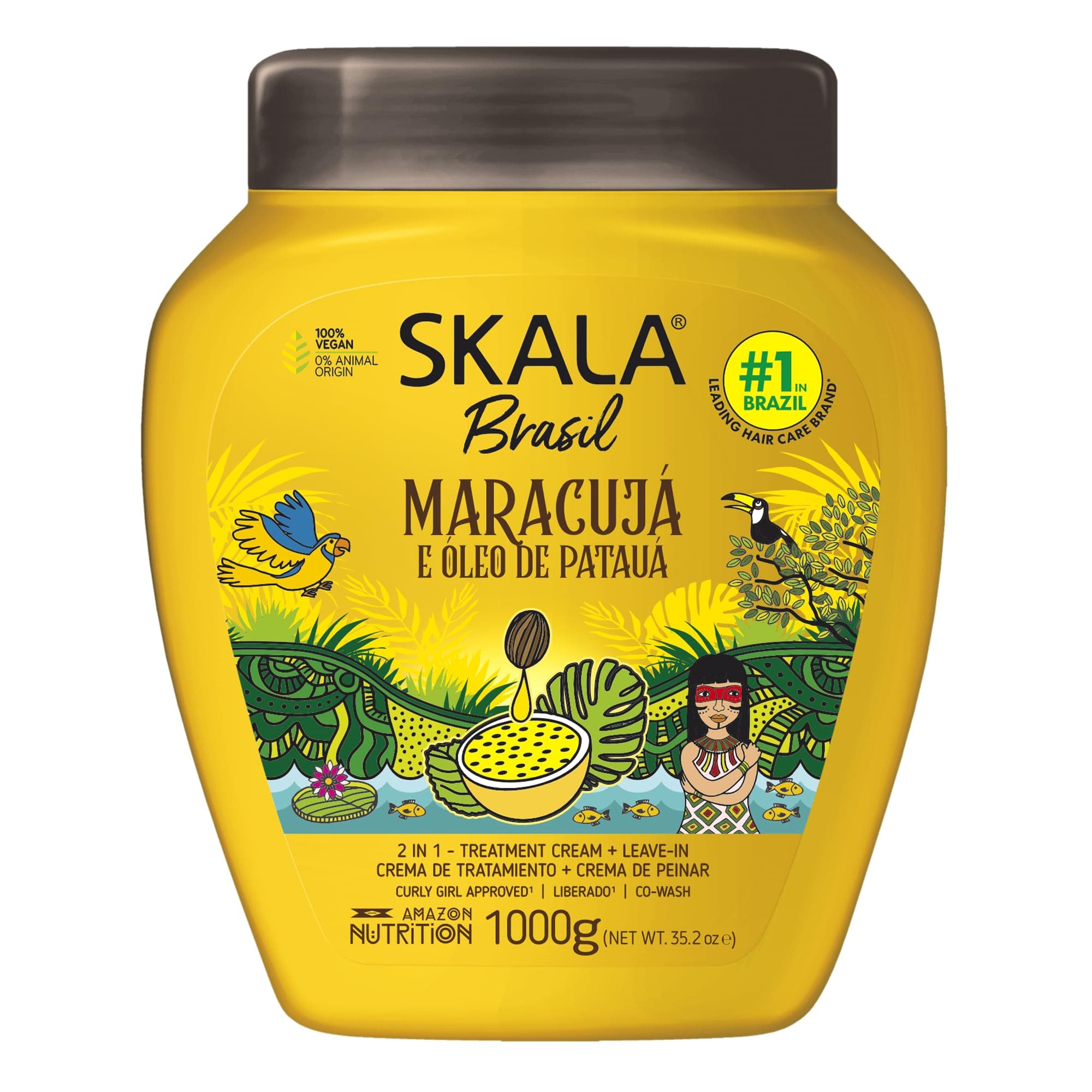 SKALA Brasil Maracuyá y Aceite de Patauá Crema 2 en 1 1000 g