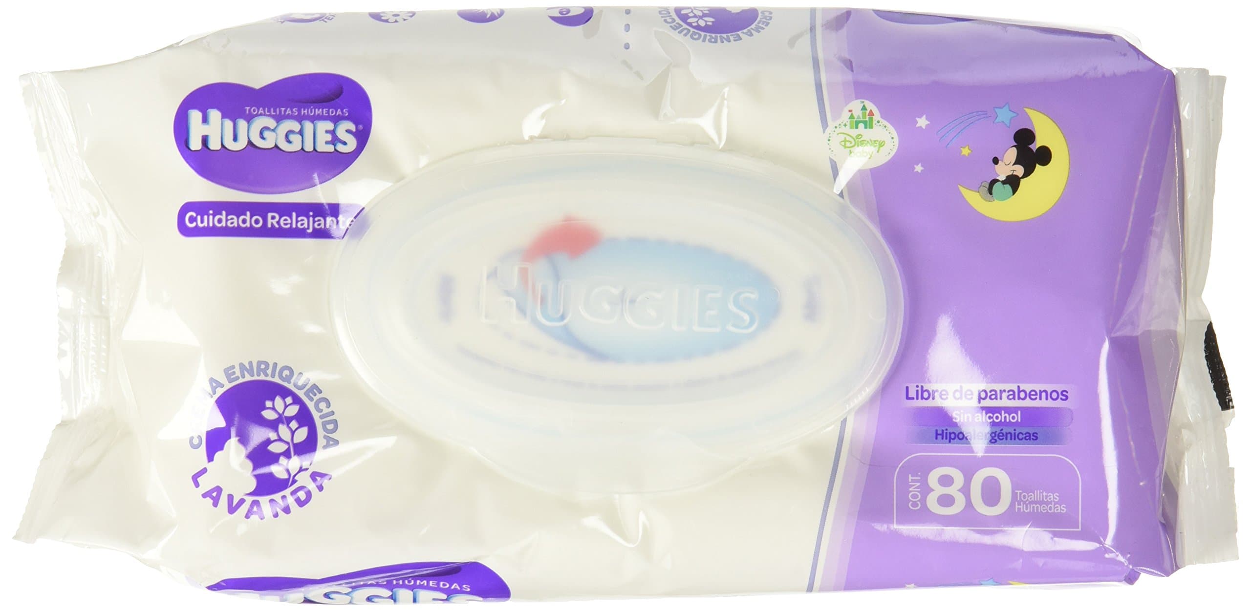 Huggies Crema Relajante, Toallas Húmedas para Bebé, 80 Toallas