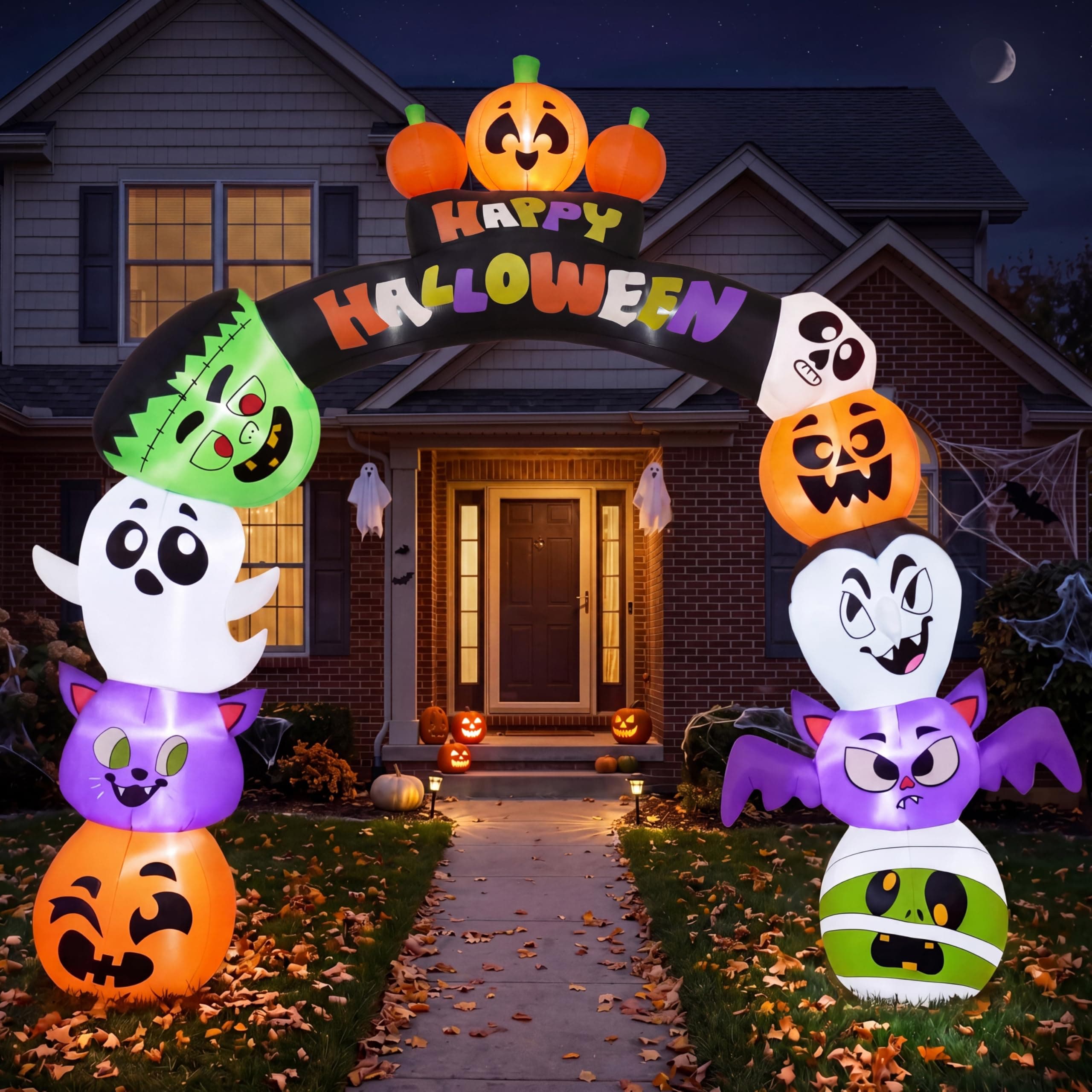 Joiedomi Decoración inflable de Halloween de 2.4 m de alto