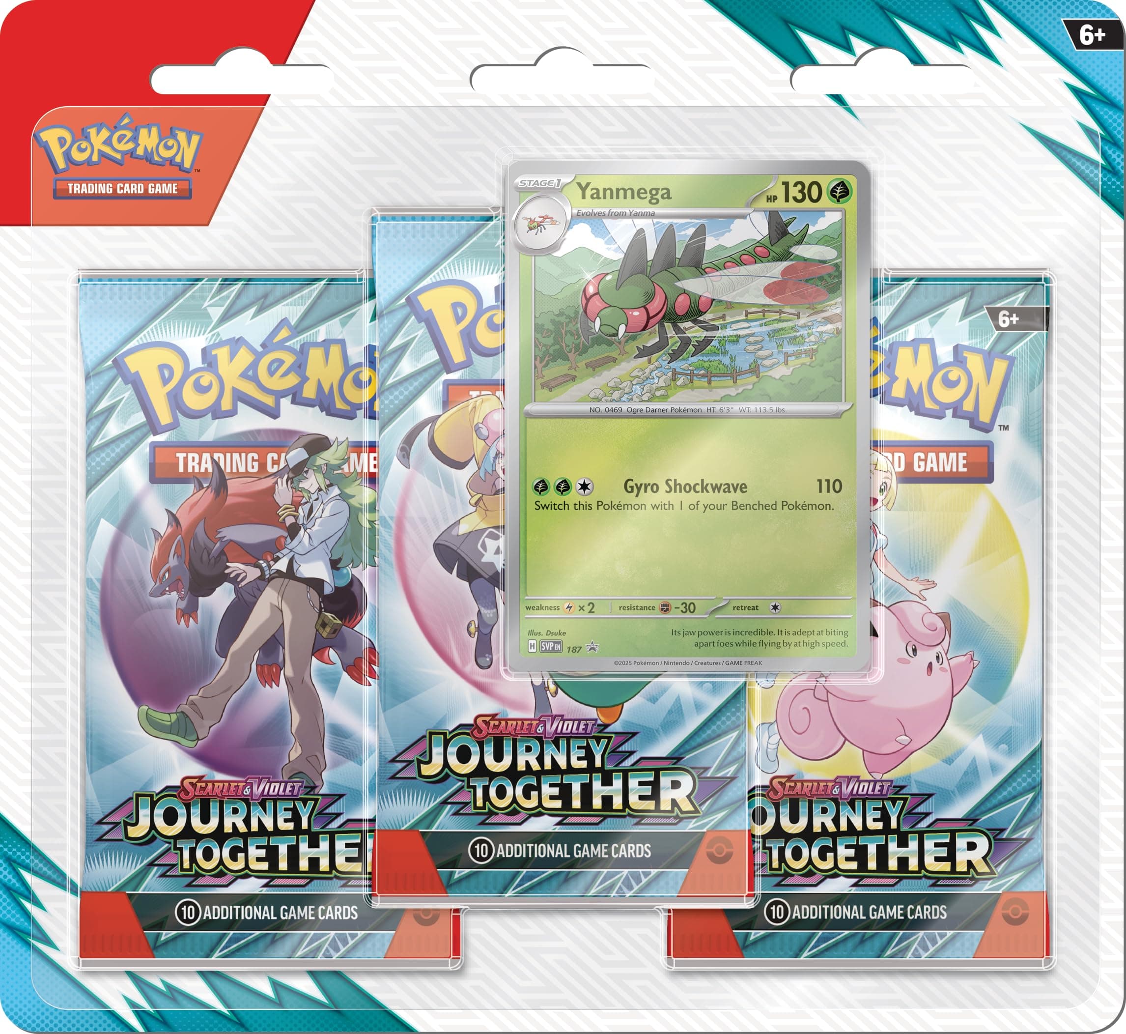 Pokémon TCG: Scarlet & Violet—Journey Together Three-Booster Blister