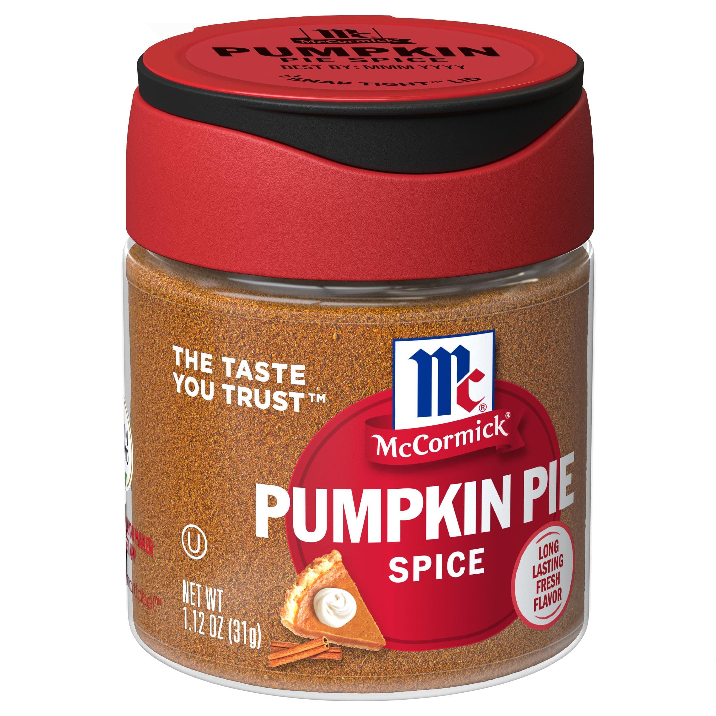 Pastel de calabaza McCormick Especias, 1.12 oz