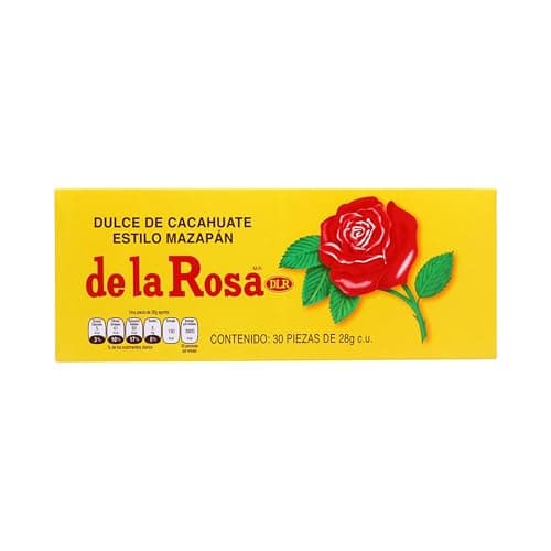 De la Rosa Mazapán 30 piezas 28 grs
