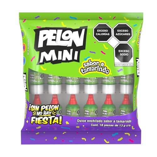 Mini Pelon Pelo Rico 18 Pack 13 g C/U – Dulce Mexicano De Tamarindo