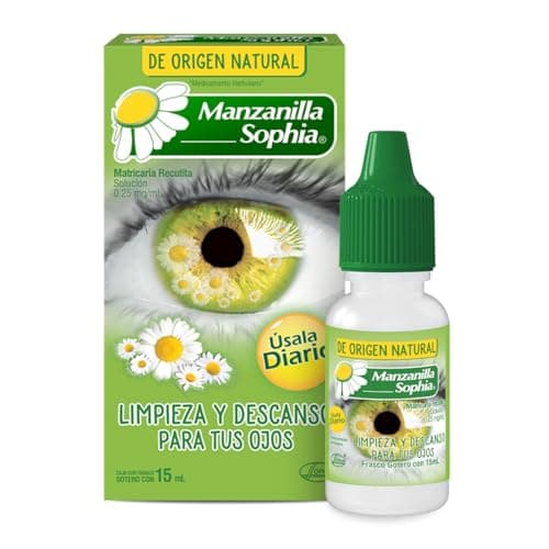 Manzanilla Sophia gotas 15 ml, limpieza y descanso de origen natural para los ojos