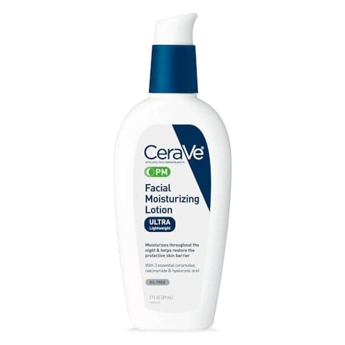 CeraVe - Loción facial hidratante Pm, 3 onzas