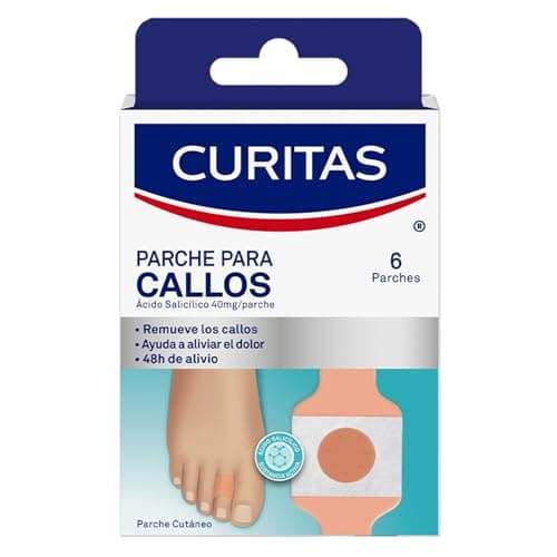 Curitas El Gallo parche para callos, alivia el dolor provocado por los callos y su ingrediente