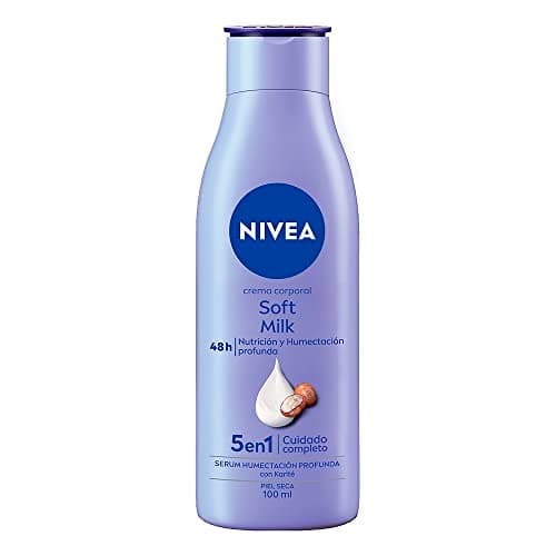 NIVEA Body Crema Corporal humectante Soft Milk (100 ml)