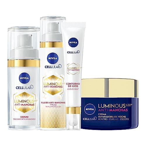 NIVEA Kit Anti-manchas Rutina Facial Completa Luminous 630 (4 piezas)