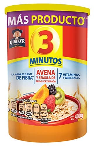 Quaker 3 Minutos Avena Mixta Bote 400g