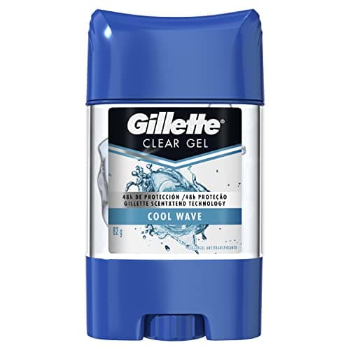 Gillette Clear Gel Cool Wave- Antitranspirante en gel, 82 g