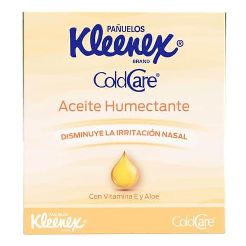 Kleenex Cold Care Pañuelos Faciales Aceite Humectante