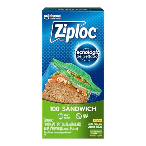Ziploc Bolsas Reutilizables para Sándwich
