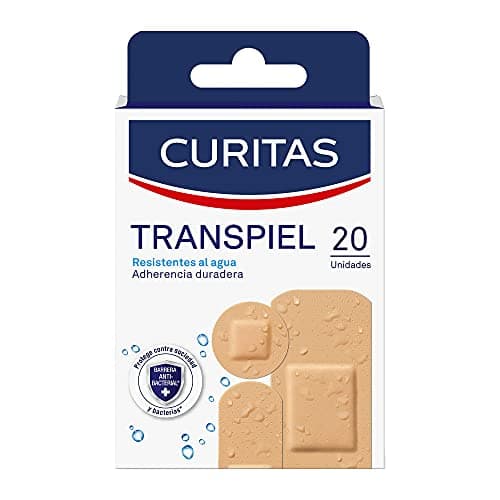 Curitas Venditas Adhesivas Transpiel 20 Piezas