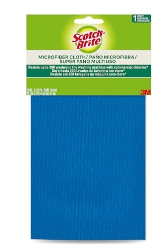 Scotch Brite, 3M, Paño de Microfibra No Raya ni Deja Pelusas, Contiene 1 Pieza, Varios Colores, 29