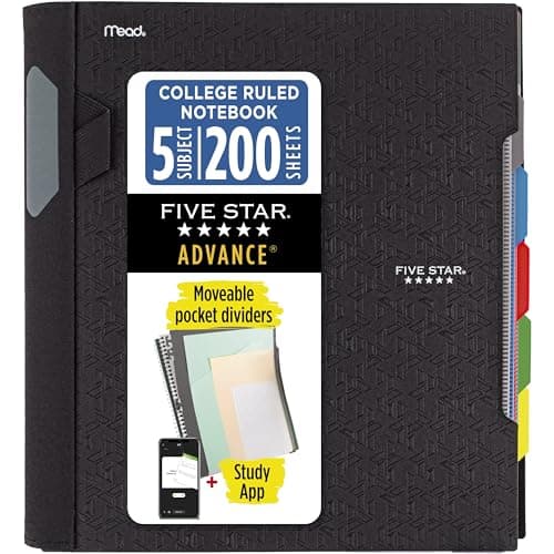 Five Star Cuaderno de 5 materias