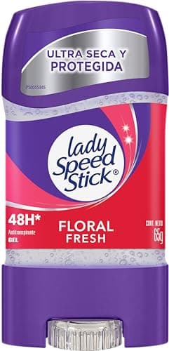 Lady Speed Stick Desodorante Antitranspirante Floral Fresh en Gel 65 g. Protección Infalible hasta