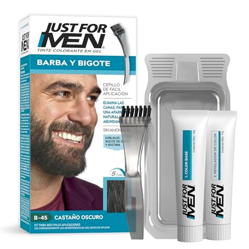 Just For Men Tinte Colorante en Gel para Barba y Bigote