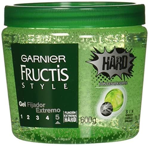 Garnier Fructis Style Gel Hard Tarro, 600 gr