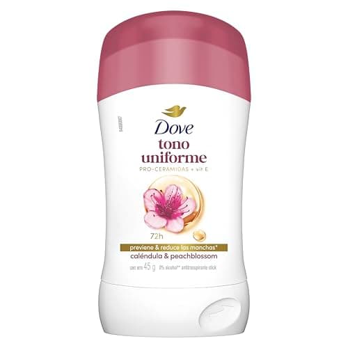 DOVE Antitranspirante en Barra Tono Uniforme Caléndula, desodorante para mujer que previene y