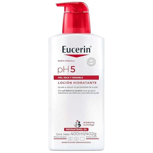 Eucerin Ph5 Loción Corporal Hidratante para Piel Seca O Sensible, 400 ml hidratación inmediata y duradera a la piel sensible