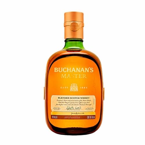 Buchanan's, Master 750ml, Whisky Escocés, Añejado 15 Años, Dulce y Cremoso, Aroma Fresco y Especiado