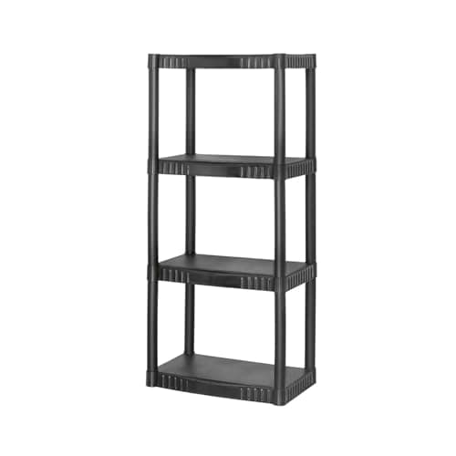 Pretul EST-4P, Estante plástico, 4 repisas, Capacidad máx 108 kg