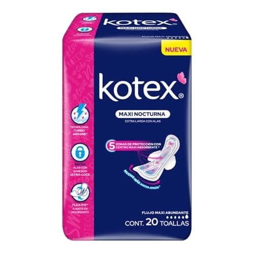 Kotex Maxi Nocturna Extra Larga