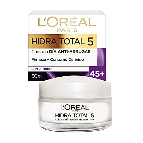 L'Oreal Paris, Crema De Día Anti Arrugas Hidra Total 5 Con Retinol, 50Ml