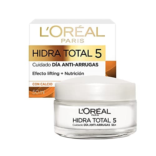 L'Oréal Paris Crema de Día Anti Arrugas Hidra Total 5 con Calcio, 50ml