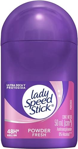 Lady Speed Stick Desodorante Antitranspirante Powder Fresh Roll On 50 ml. Brinda 48 Horas de
