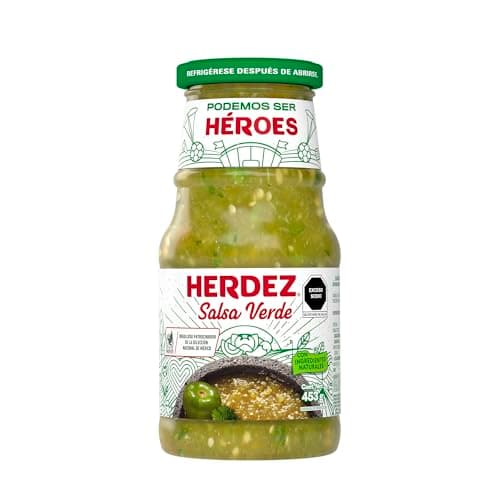 Herdez Salsa Verde Frasco, 453 gramos