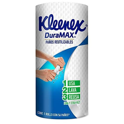 Kleenex servitoalla duramax, 1 rollo con 56 Pañuelos reutilizables.
