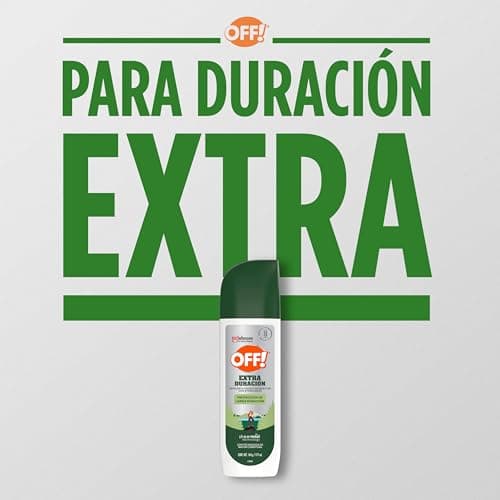 OFF! Extra Duración Repelente de Mosquitos Líquido en Spray, 117 ml