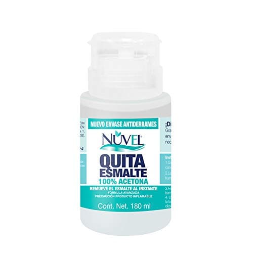 Nuvel Removedor de Gelish para Uñas 100% Acetona 180 ml