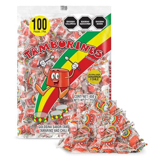 Tamborines Golosina Bolsa 100 Piezas