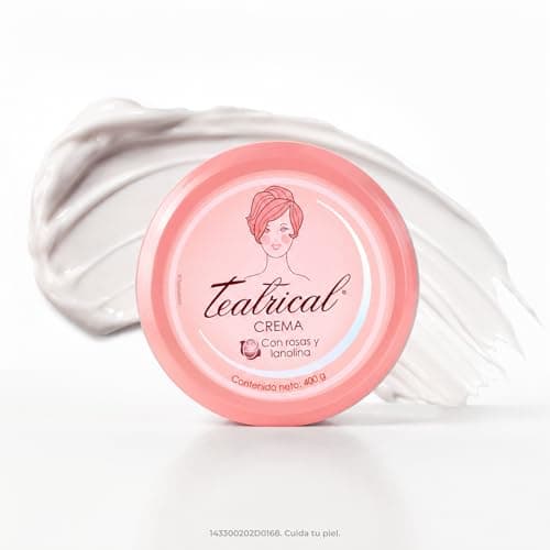 TEATRICAL - Crema facial con lanolina y rosas. Tarro con 400g