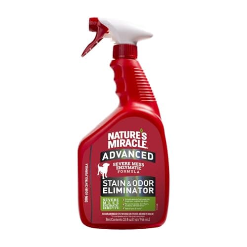 Nature's Miracle - Eliminador de Manchas y Olores de Perros - 946 ml - Fórmula Avanzada - Limpia