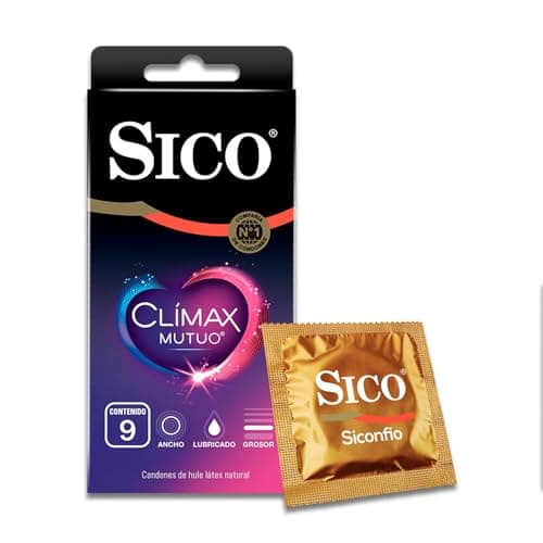 Sico Clímax Mutuo Condones de hule látex natural
