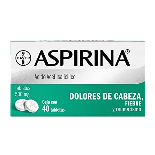 Aspirina Analgésico y Antiinflamatorio 500mg