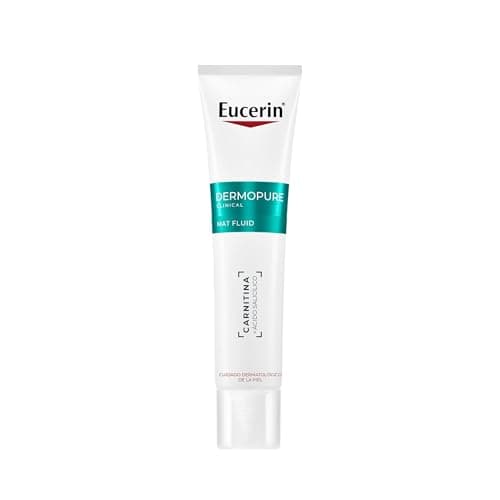EUCERIN DermoPure Fluido Facial Hidratante Matificante Para Piel Grasa, 40 Ml