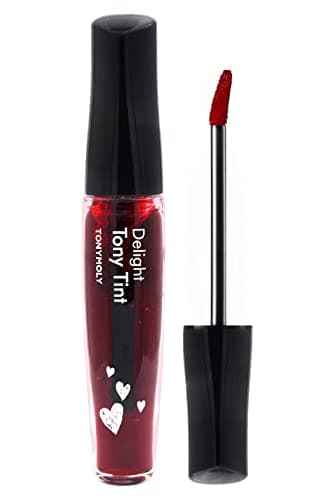 TONYMOLY Delight Lip Tint 02 Rojo Manzana Tinta Labial Coreana de Larga Duración