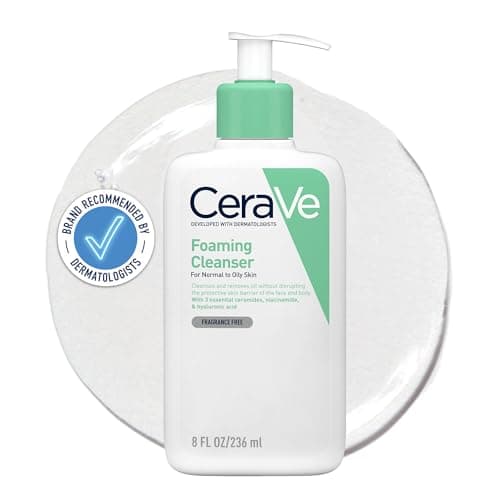 CeraVe Gel Limpiador Espumoso Diario para Uso de Día o Noche