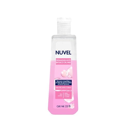 Nuvel Desmaquillante Bifásico Facial Oil Free, 235 ml